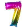 Ballon chiffre 7 gonflable à l'hélium