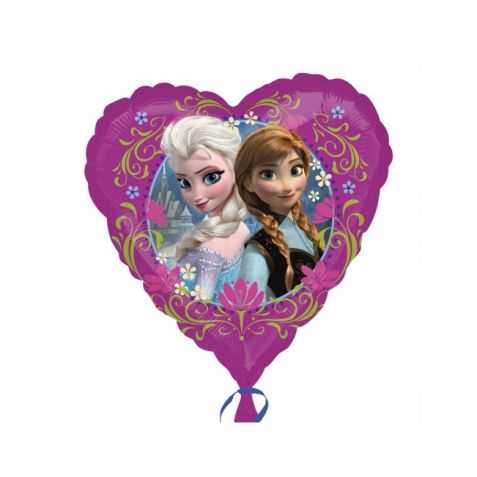 Ballon aluminium cœur La Reine des Neiges