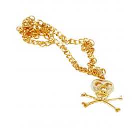 Collier métal Tête de mort