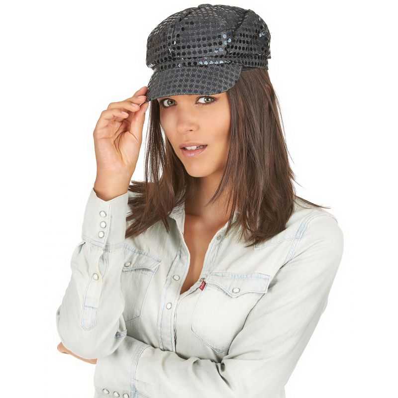 Casquette Paillette Disco - Chapeaux Calots et Casquettes Le