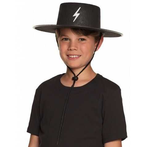 Chapeau Justicier noir enfant