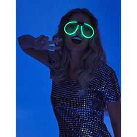 Lunettes de fête lumineuses en forme de Coeur