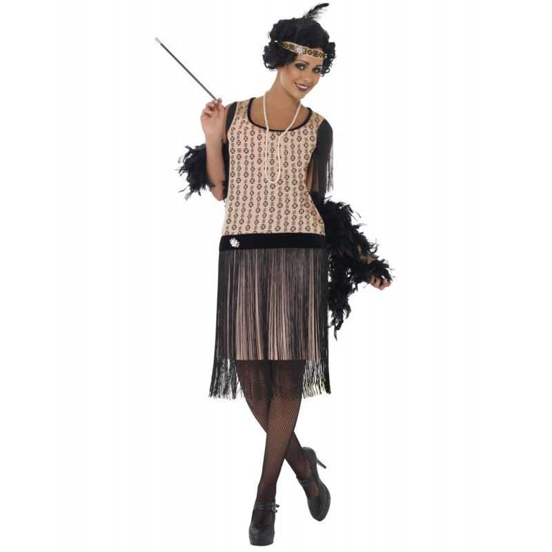 Costume des années 1920, Robe Charleston, Femme, Taille 36-38, Costume  de carnaval