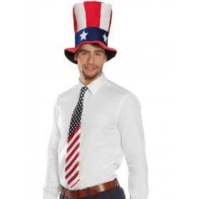 Cravate de Supporter américain à motif Drapeau USA