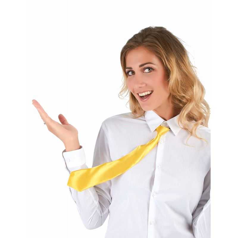 Cravate fluo pour se déguiser - Cravate fluo jaune / verte