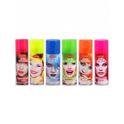 Hairspray pour se colorer les cheveux en fluo