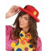 Chapeau de clown à pois adulte