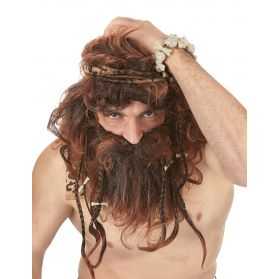 Perruque et Barbe Homme de Cro Magnon