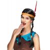 Perruque Indienne avec bandeau plume