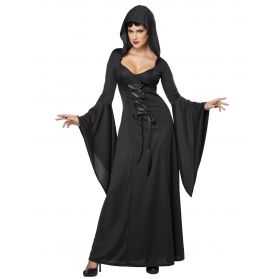 Robe noire de Sorcière adulte