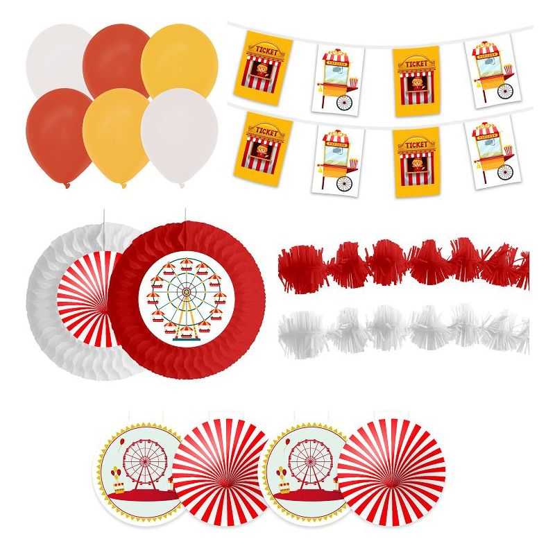 Kit Deco Fete Foraine Monsieur Paillettes Kit Deco Fete Foraine Monsieur Paillettes