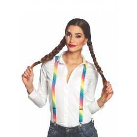 Bretelles élastique multicolores de Clown
