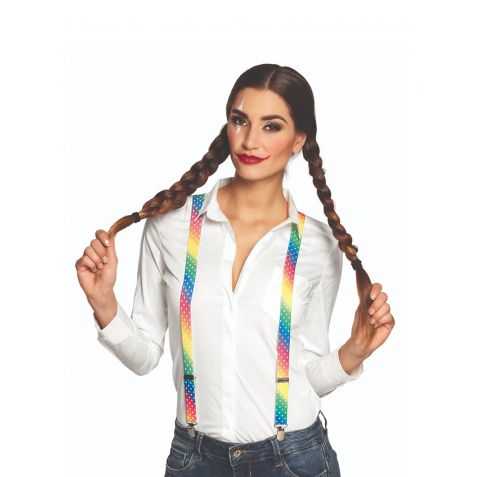 Bretelles élastique multicolores de Clown