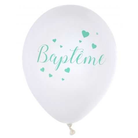 Ballons de baudruche Baptême