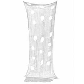 Drap blanc avec des trous
