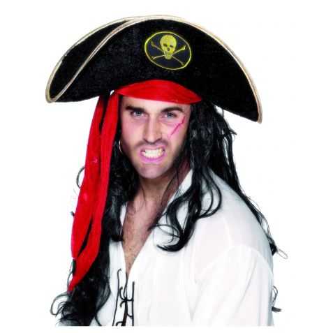 Chapeau de Pirate avec tête de Mort