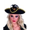 Tricorne déguisement de Pirate femme
