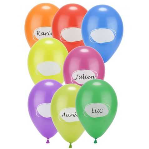 Ballons de baudruche à personnaliser