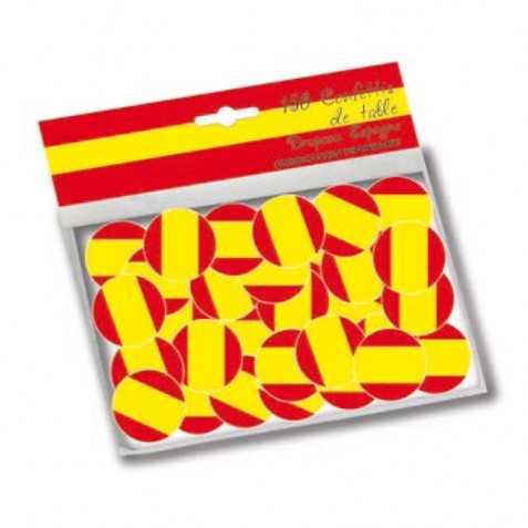 Confettis drapeau espagnol
