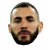 Masque Karim Benzema en carton