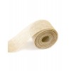 Ruban effet jute naturel 40 mm x 4 m