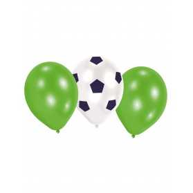 6 Ballons en latex Football 70 cm