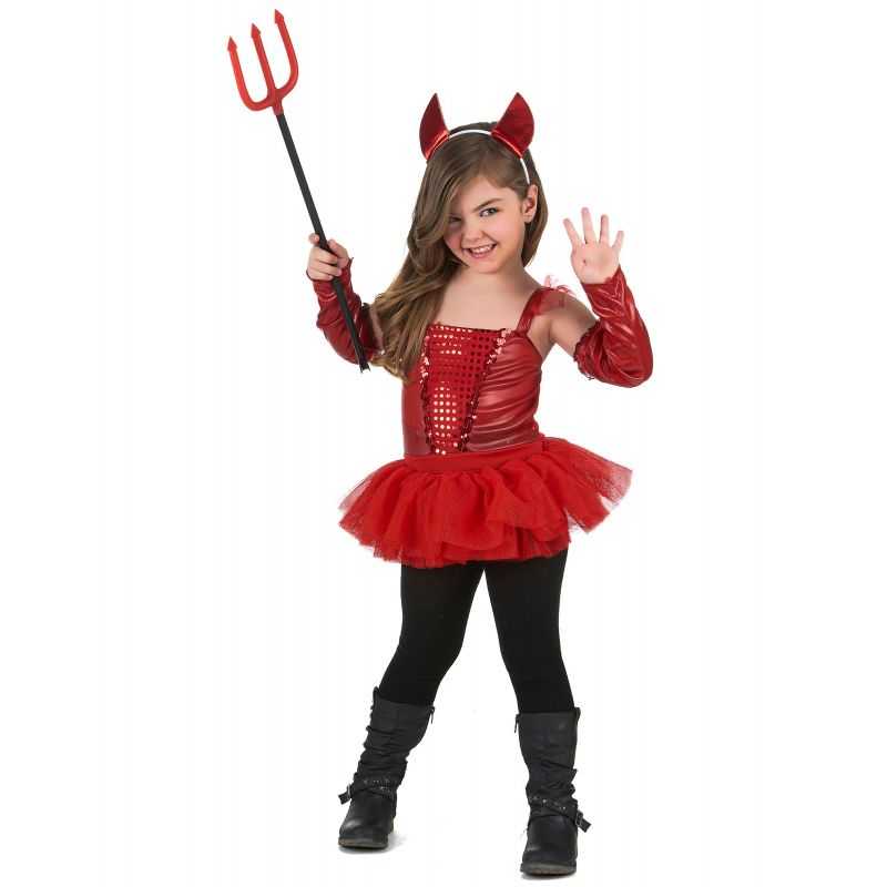 Déguisement Diablesse enfant - costume 4 à 6 ans / 7 à 9