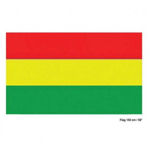 Drapeau rouge jaune vert