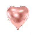 Ballon coeur métallisé