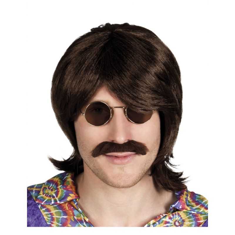 Perruque homme années 70 - Perruque déguisement seventies
