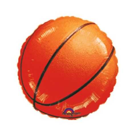Ballon gonflable en forme de ballon de basket déco anniversaire enfant adulte