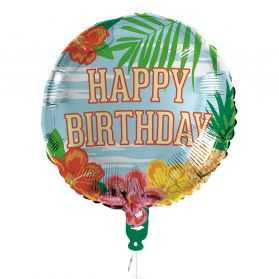 Ballon Joyeux Anniversaire Tropiques