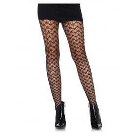 Collants à résille noirs