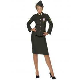 Déguisement uniforme de Femme officier