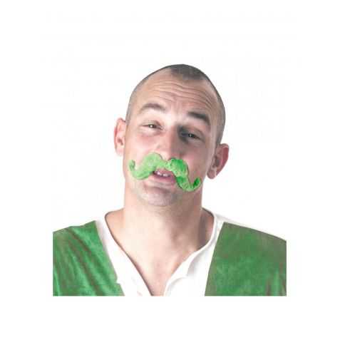 Fausse Moustache Verte pour fête de la Saint-Patrick