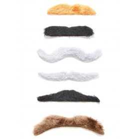 Pack de 6 Moustaches pour soirée
