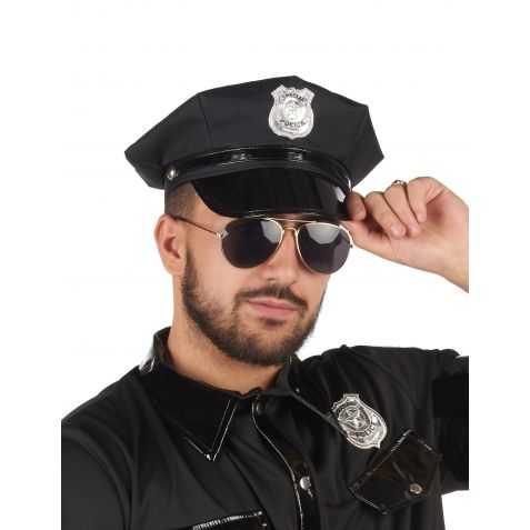 Casquette Police américaine Noire