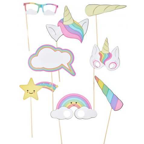 Kit photobooth Licorne pour enfants