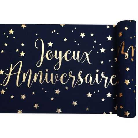 Chemin de table Joyeux Anniversaire