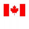 Drapeau du Canada avec feuille d'érable