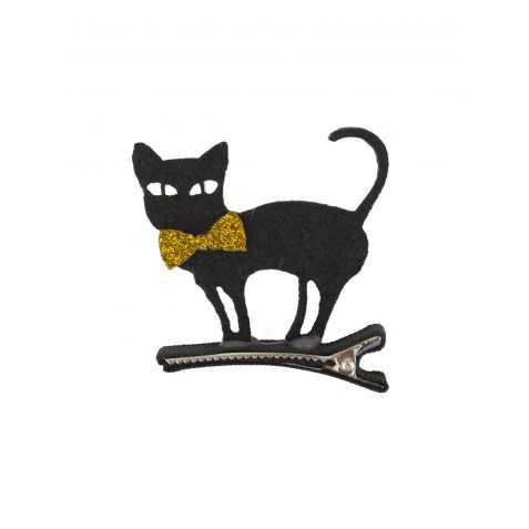 Barrette Chat noir