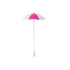 Parapluie rose et blanc pas cher