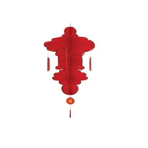 Lanterne chinoise rouge 80 cm