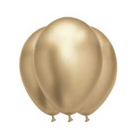 Ballons dorés aspect satin