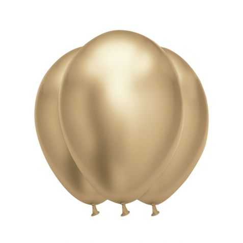 Ballons dorés aspect satin