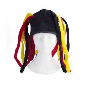 Chapeau fun noir jaune rouge Supporter belgique allemagne