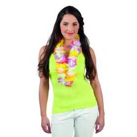 Collier aloha avec des fleurs artificielles