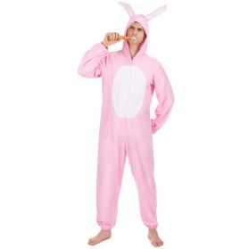 Déguisement Lapin rose homme