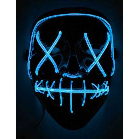 Masque led lumineux adulte