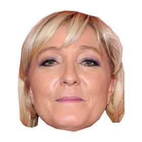 Masque Marine Le Pen en carton